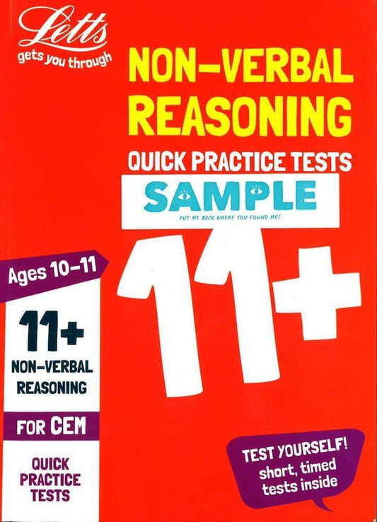 Collins 11+ Practice - 11+ Non-Verbal Reasoning Quick Practice Tests Age 10-11 (Year 6): For The 2020 Cem Tests