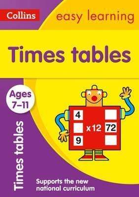 Collins: Easy Learning - Times Tables (Ages 7-11)