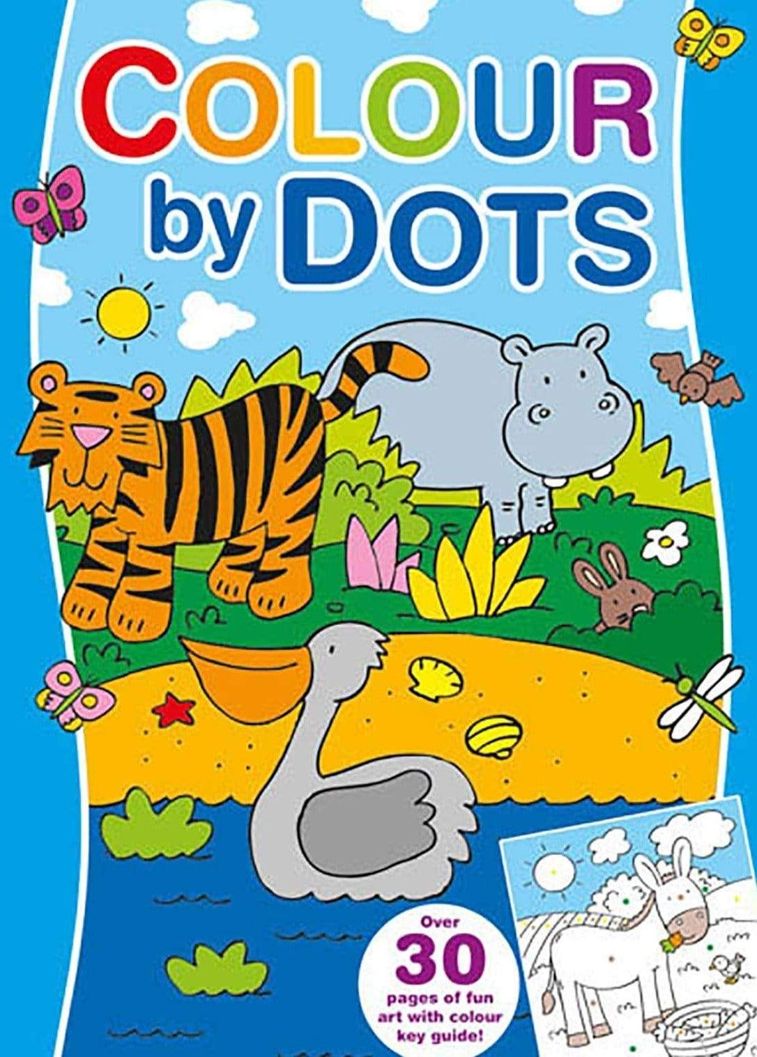 Color by Dots (Blue)