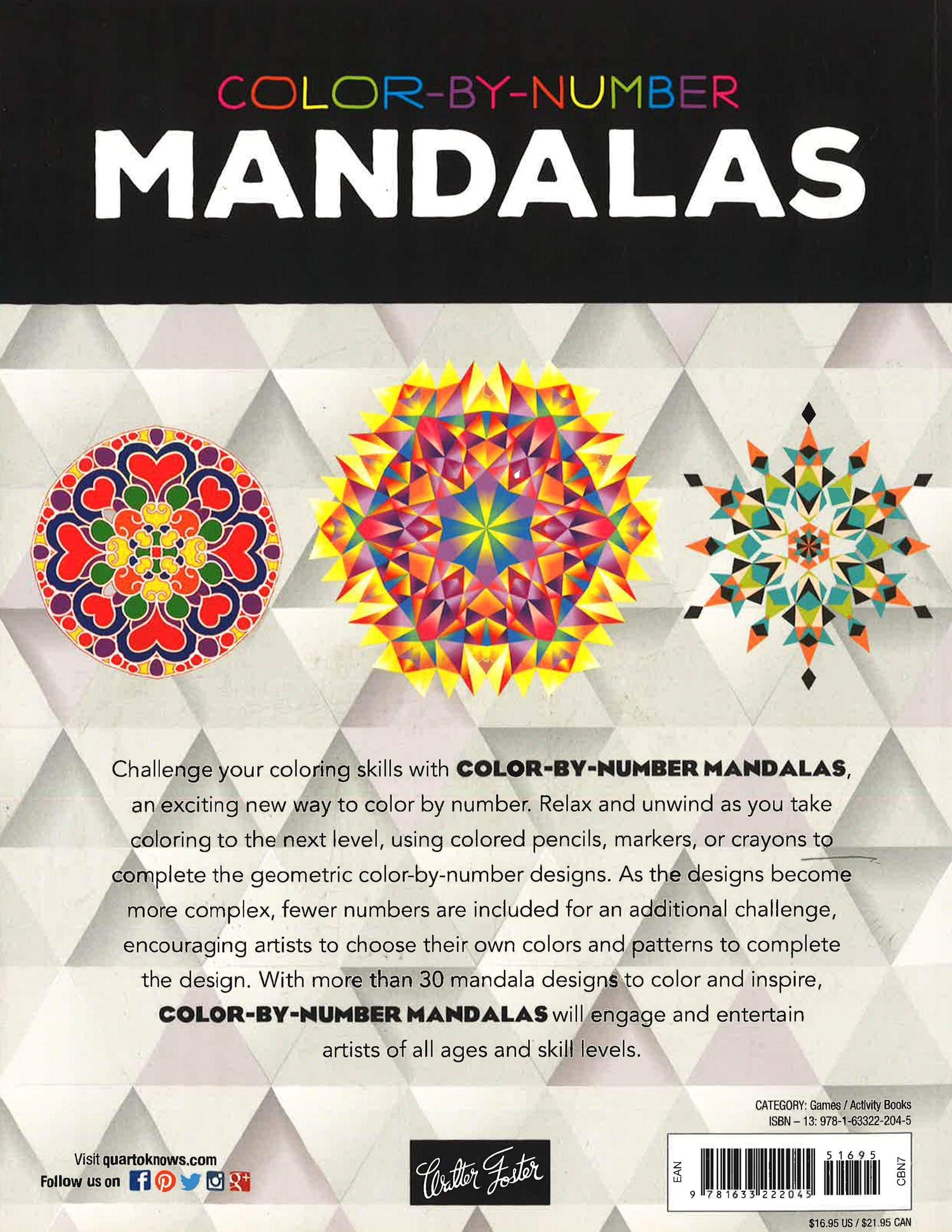 Color-By-Number: Mandalas