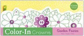 Color-In Crowns: Garden Fairies