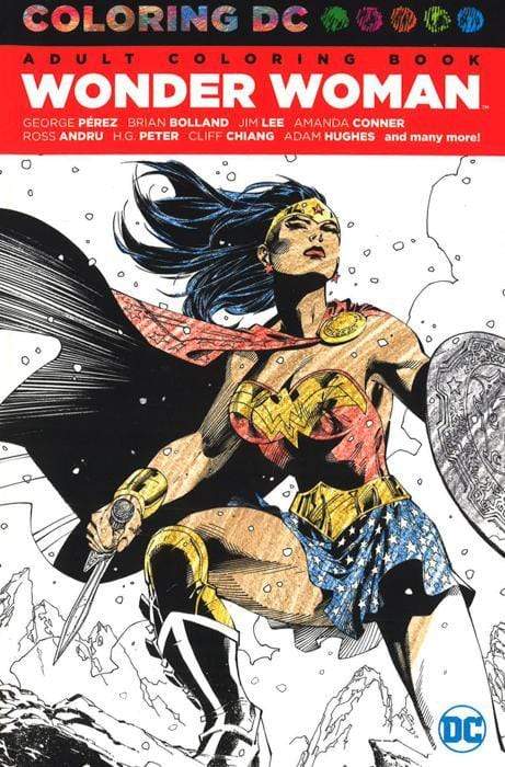 Coloring DC Wonder Woman