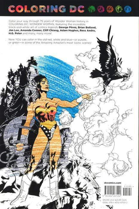 Coloring DC Wonder Woman