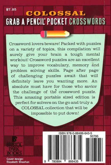 Colossal Grab A Pencil Pocket Crosswords