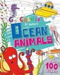Colour-by-number Ocean Animals
