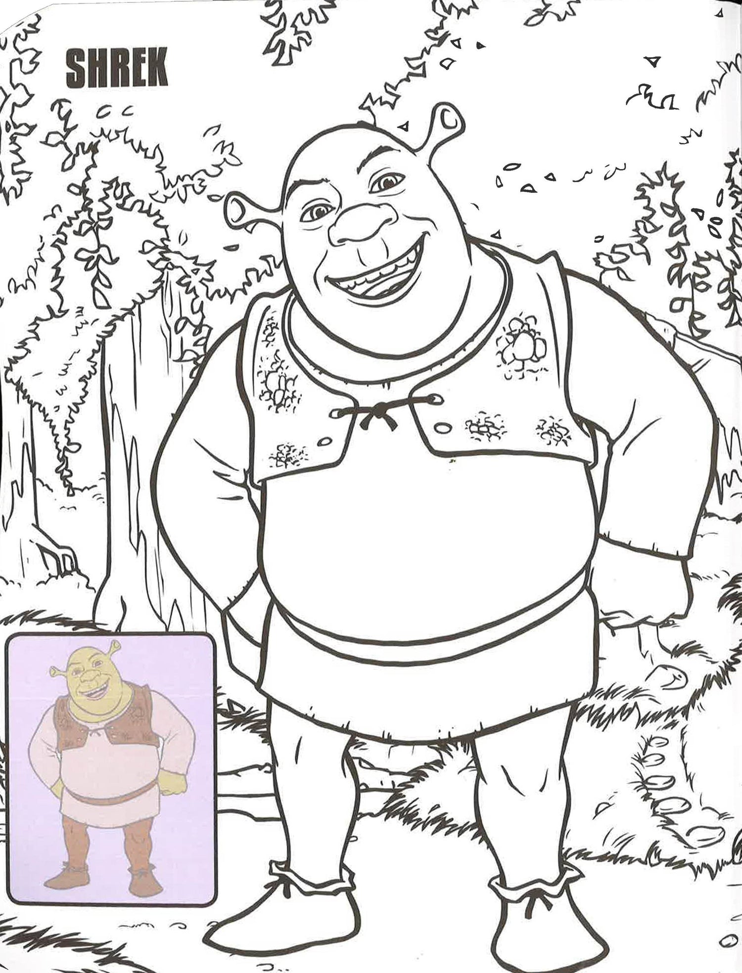 Colouring Book: Shrek