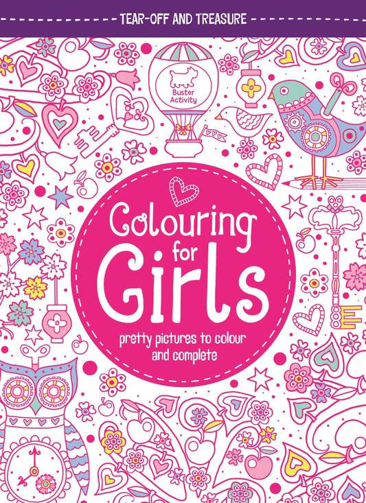 Colouring for Girls: Pretty Pictures to Colour and Complete