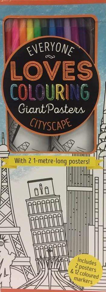 Colouring Poster Box: Cityscape