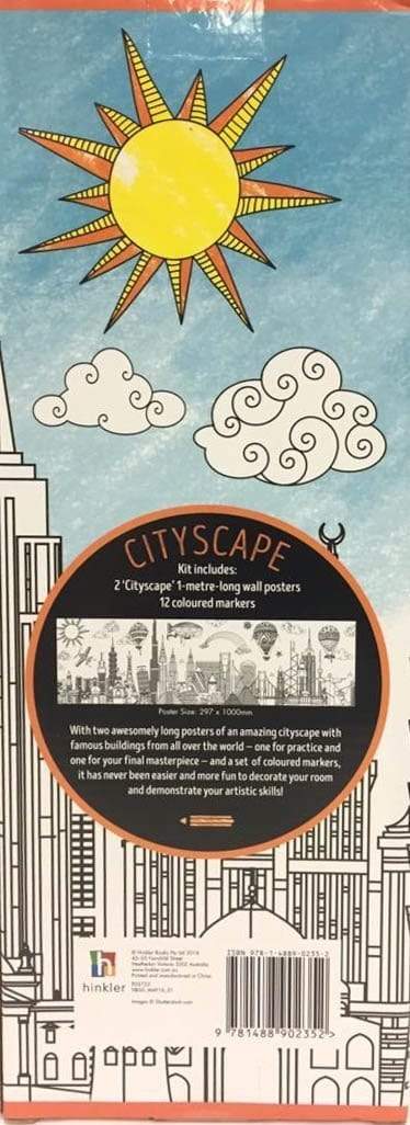 Colouring Poster Box: Cityscape