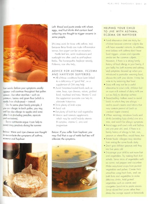 Combat Asthma Through Diet Cookbook