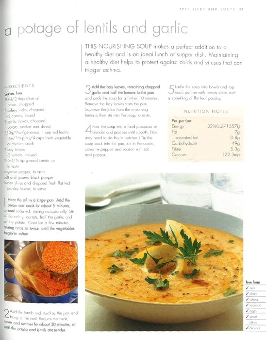 Combat Asthma Through Diet Cookbook