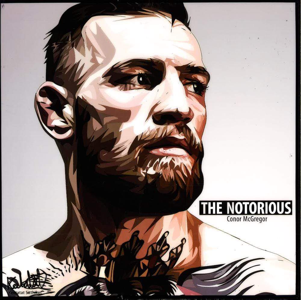 CONOR MCGRECOR: THE NOTORIOUS POP ART (10X10)