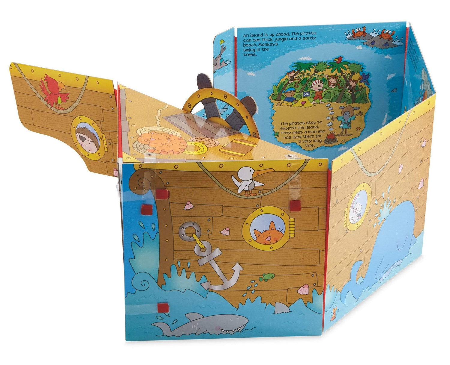 Convertible Pirate Ship Board Book