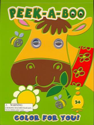 Cow Peek-A-Boo: Color for You!