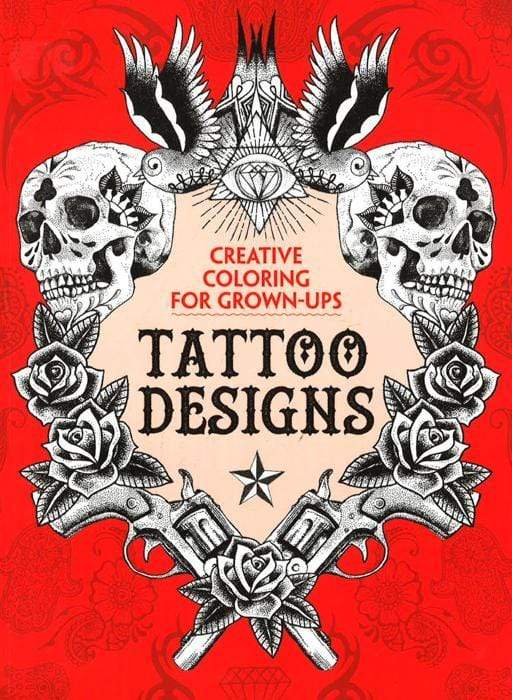 Creative Coloring For Grown-Ups: Tattoo Designs