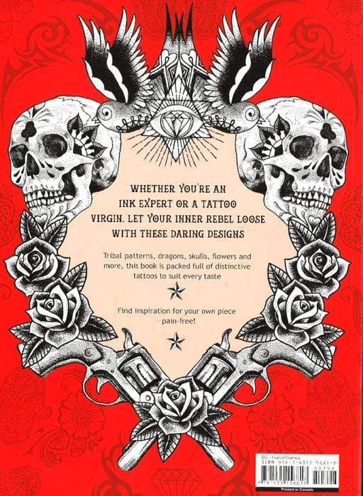 Creative Coloring For Grown-Ups: Tattoo Designs