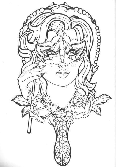 Creative Coloring For Grown-Ups: Tattoo Designs