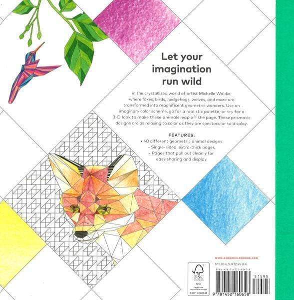 CRYSTAL MENAGERIE COLORING BOOK