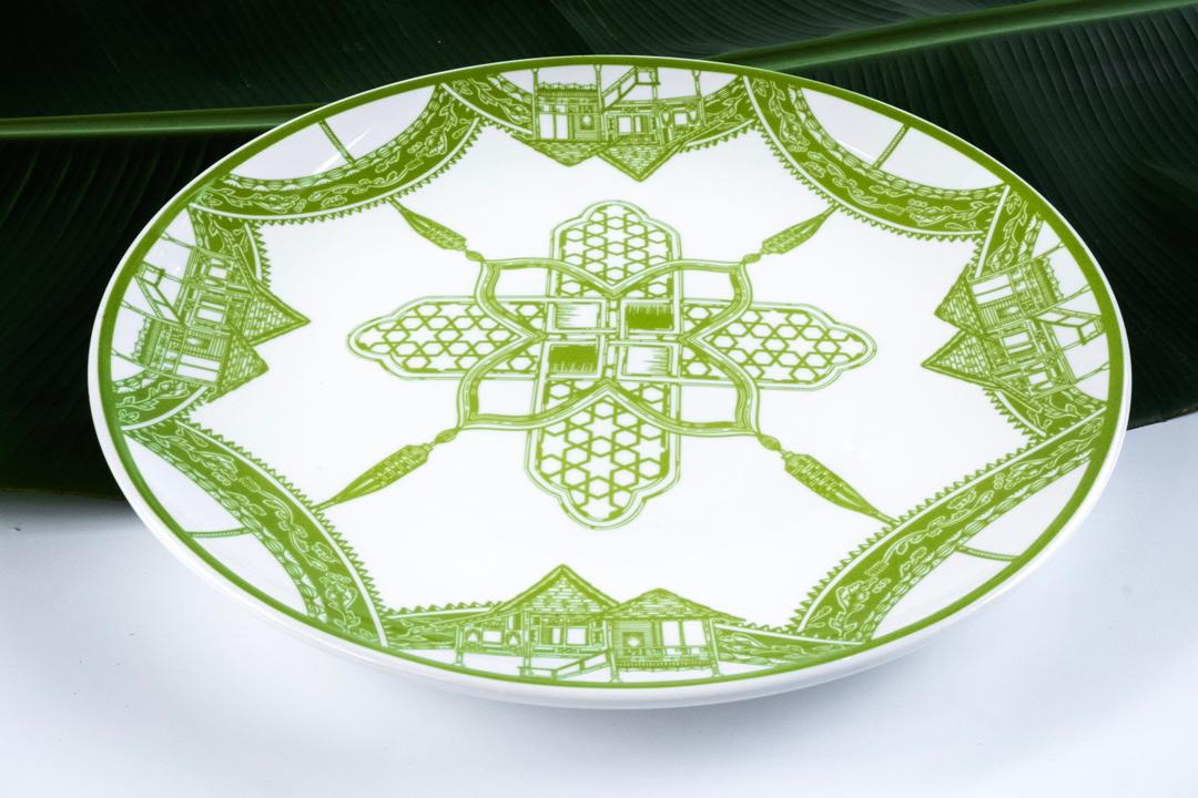 Cult Cowboy 16 Inch Fine Procelain Hari Raya Platter