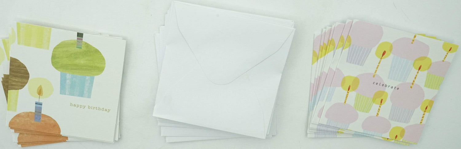 Cupcake Wishes Greengift-Notes