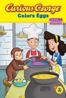 Curious George Colors Eggs (Level 1)