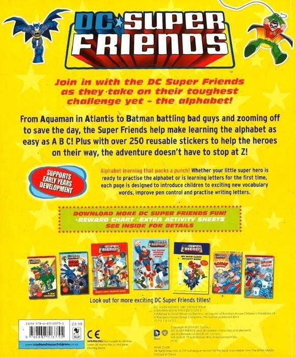 Dc Super Friends: Abc Sticker Book
