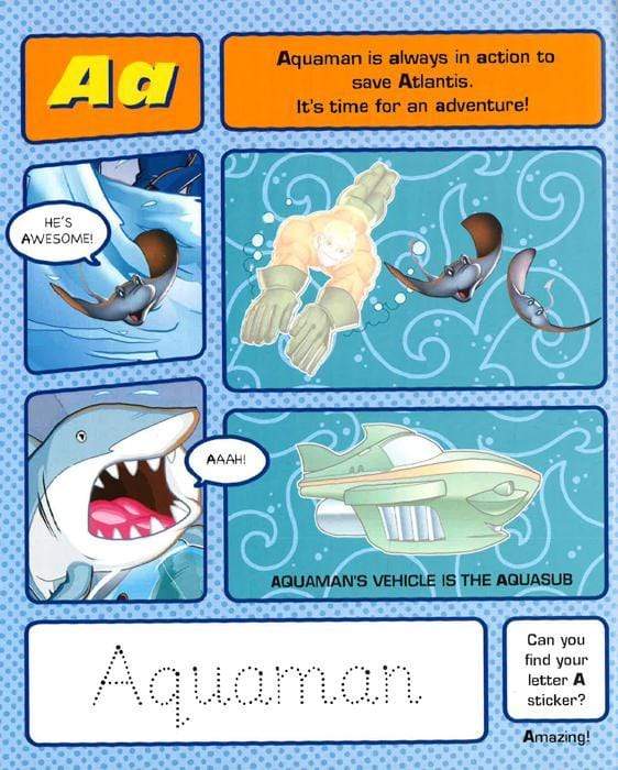 Dc Super Friends: Abc Sticker Book