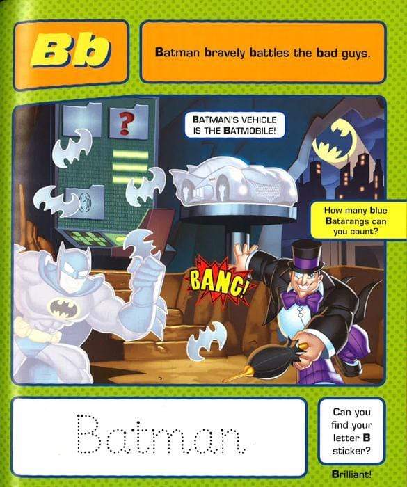 Dc Super Friends: Abc Sticker Book