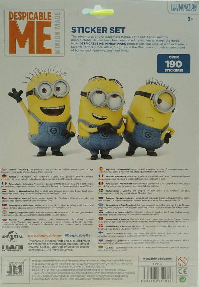 Despicable Me Sticker Making Despicable Me: Sticker Set – BookXcess