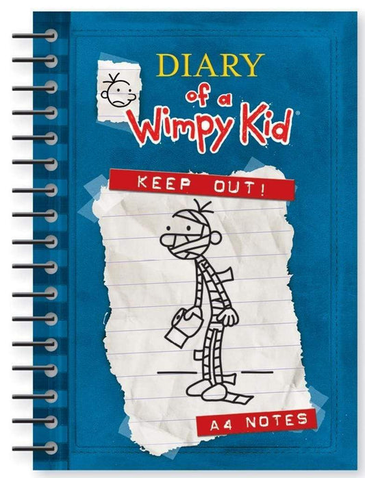 Diary Of A Wimpy Kid - A4 Blue Notebook (Hb)