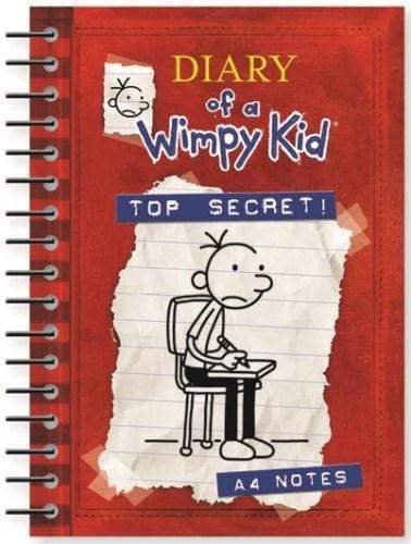Diary of a Wimpy Kid - A4 Red Notebook (HB)