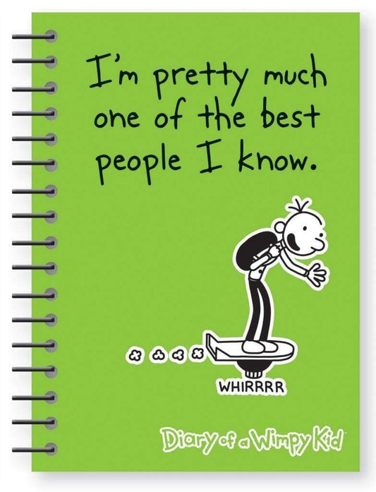 Diary of a Wimpy Kid - A5 Green Notebook (HB)