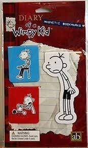 Diary Of A Wimpy Kid: Magnetic Bookmarks