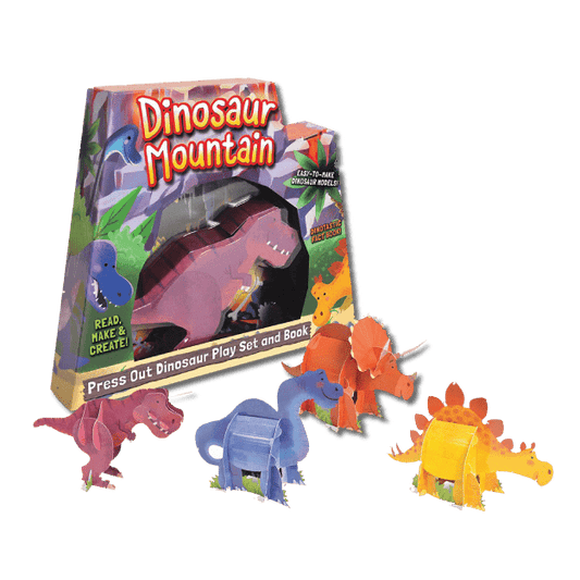 Dinosaur Mountain - Press Out Dinosaur Play Set And Book