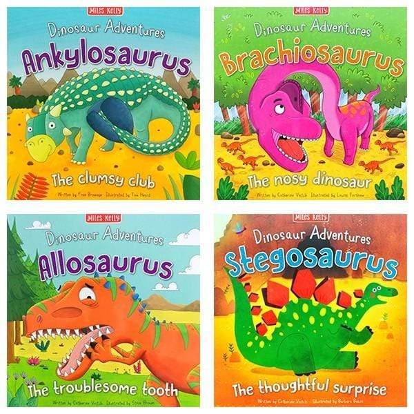 DINOSAUR TALES 4 TITLE PACK