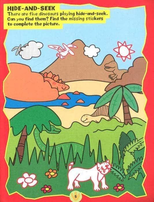 Dinosaurs A Press-Out-And-Create Sticker Activity