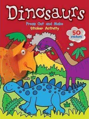 Dinosaurs Press Out and Make Sticker Activity