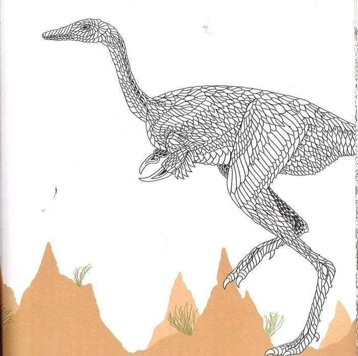 Dinosaurs To Color And Facts To Discover