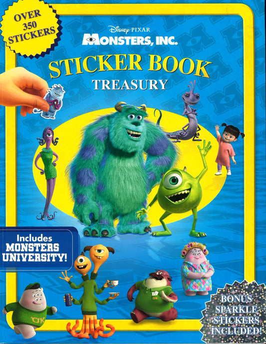 Disney And Pixar Monsters Inc Sticker Book Treasury