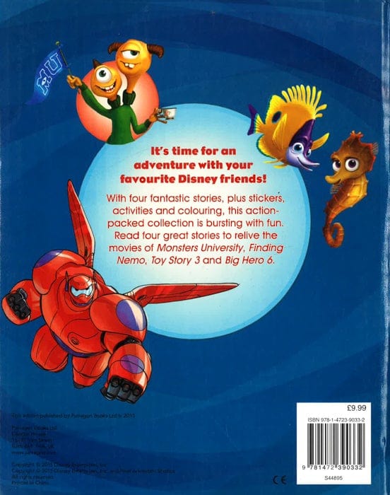 Disney Collection: 4 Movie Stories, Over 100 Stickers Plus Colouring And Activities!
