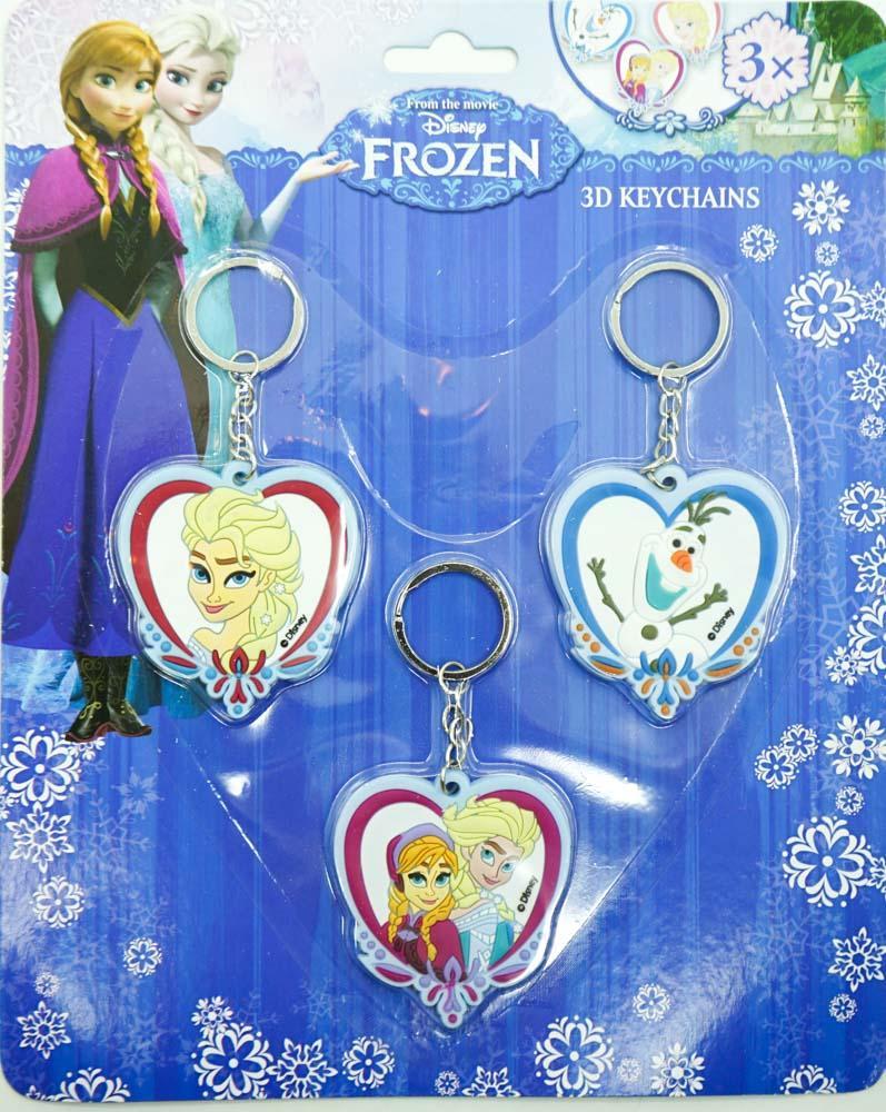 Frozen Key Rings Disney Frozen: 3D Keychains – BookXcess