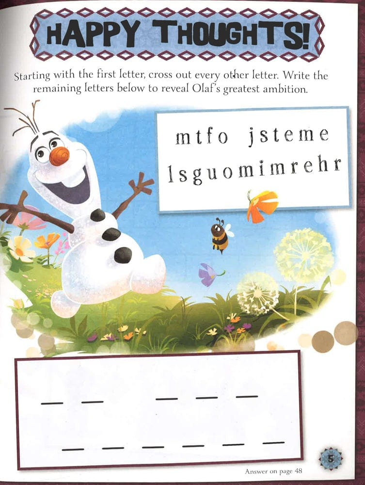 Disney Frozen Adventure Activities