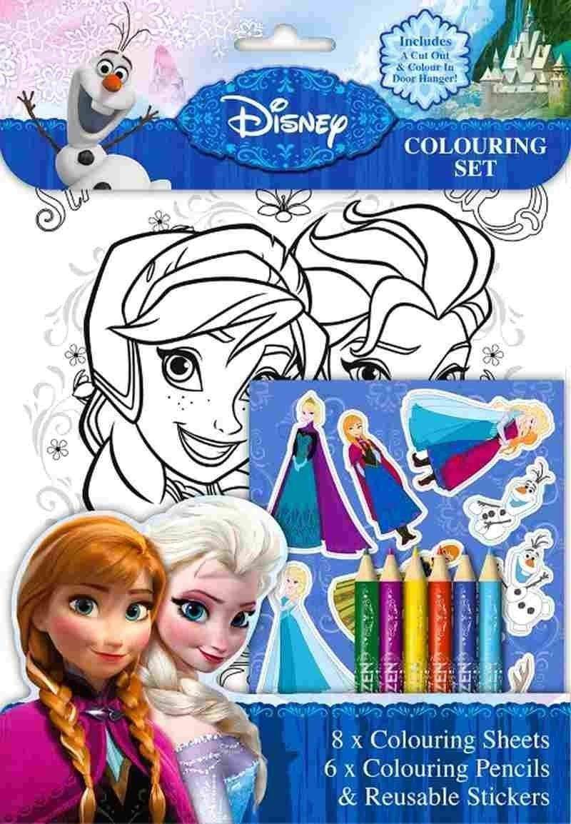 Disney Frozen Colouring Set