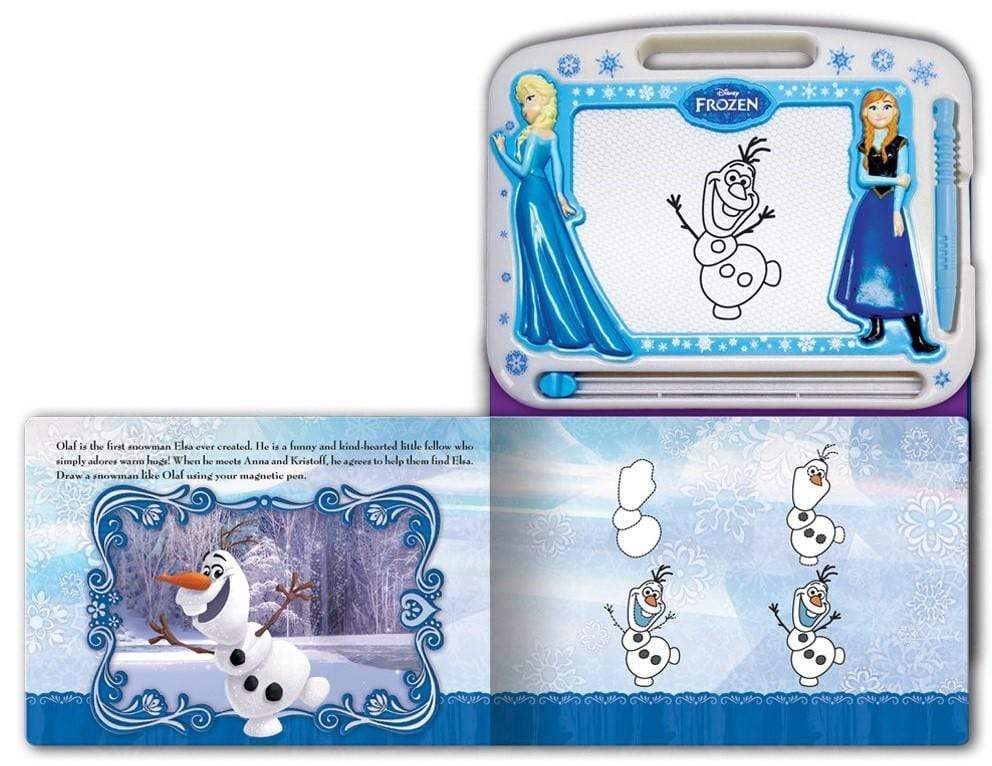Disney Frozen Storybook and Magnetic Drawing Kit
