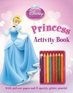 Disney Glitter Pencil Colouring Princess