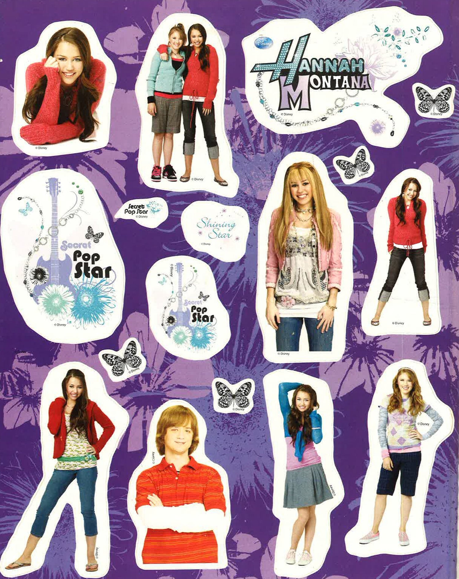 Disney Hannah Montana Coloring Pages
