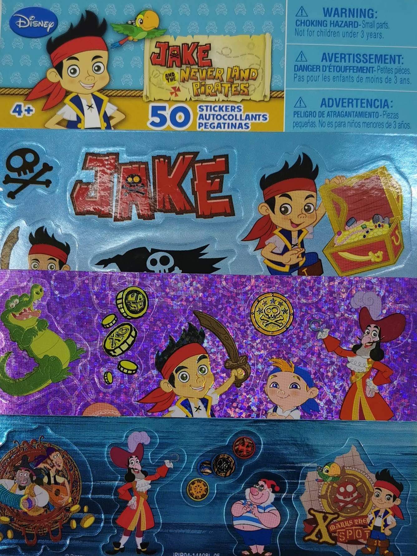 Disney Jake And Never Land Pirates, 50 Stic