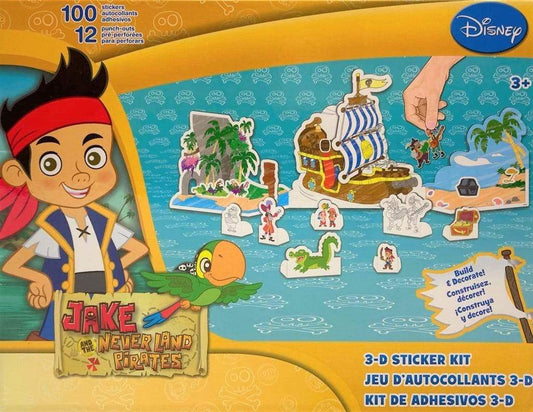 DISNEY JAKE & THE NEVERLAND PIRATES: STICKER KIT TREASURE BOX