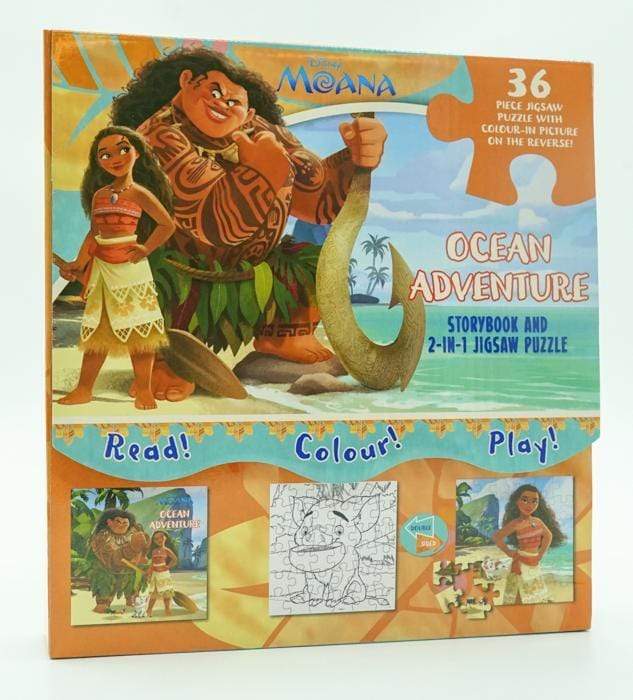 Disney Moana Ocean Adventure: Storybook And 2-In-1 Jigsaw Puzzle