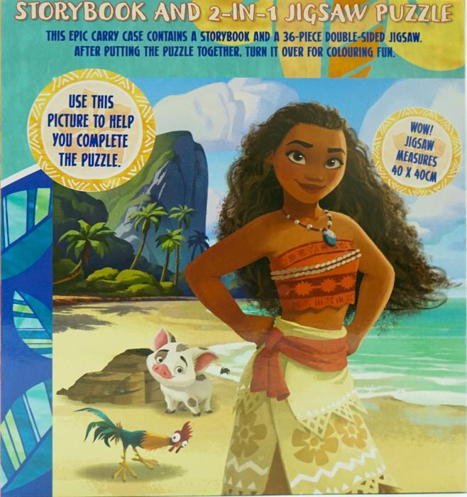 Disney Moana Ocean Adventure: Storybook And 2-In-1 Jigsaw Puzzle